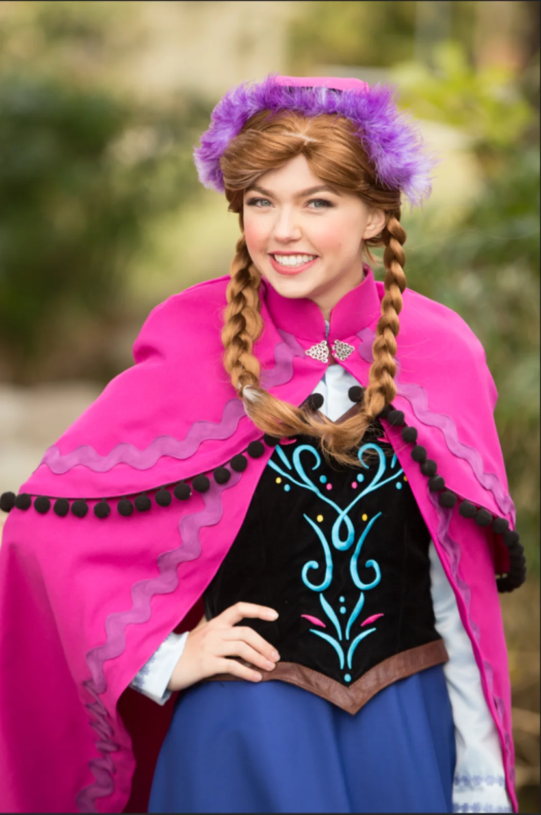 Snow Princess party character in Los Angeles