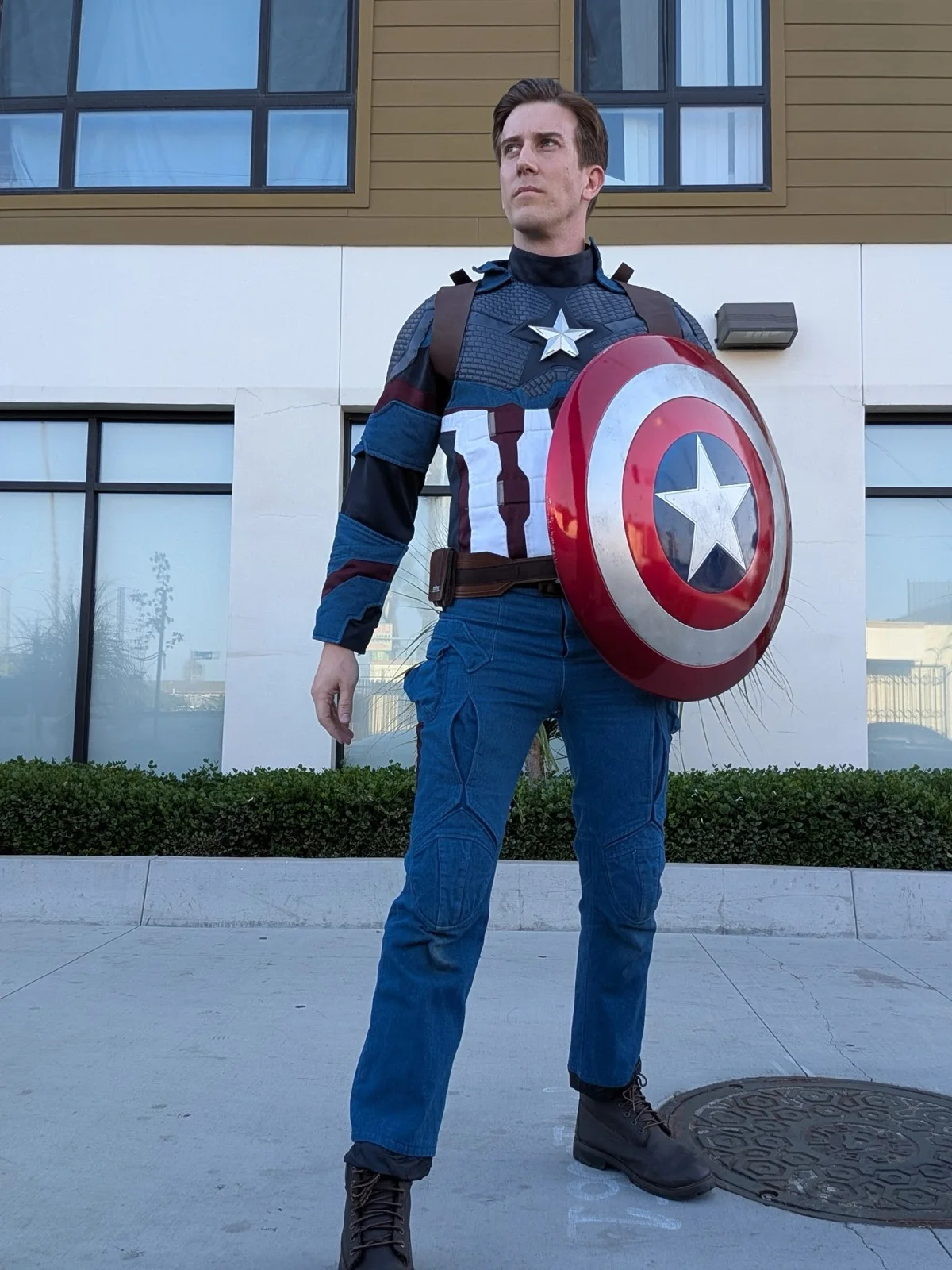 American Hero party character in Los Angeles