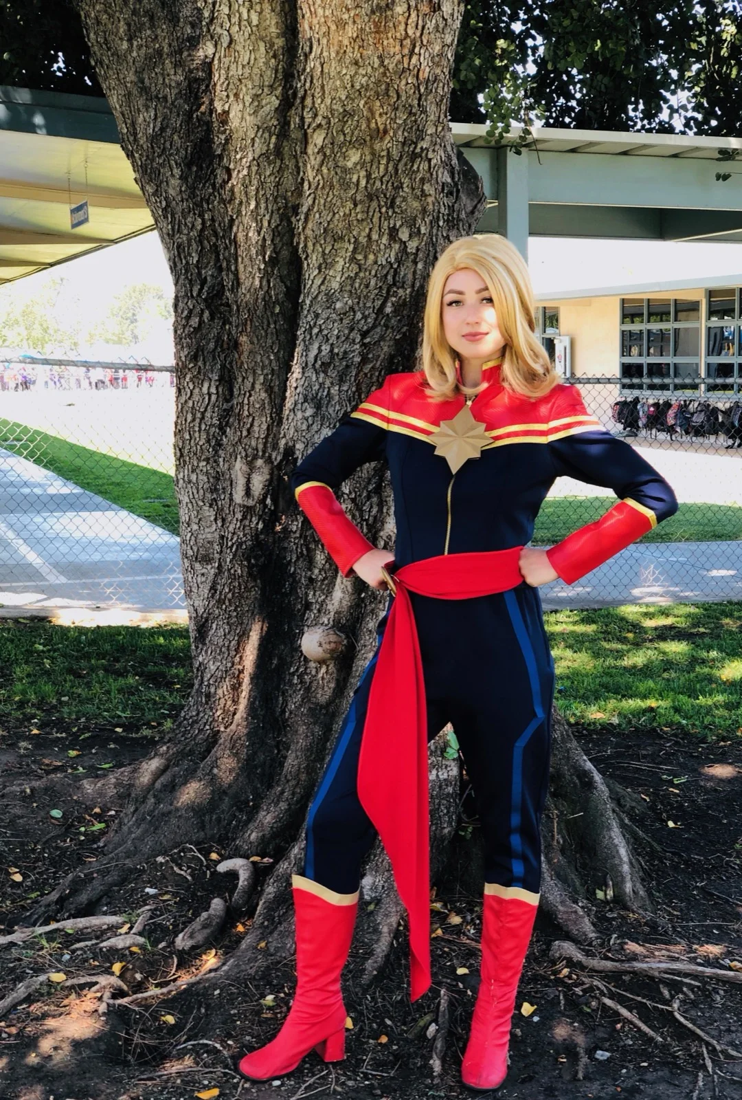 Captain Hero party character in Los Angeles