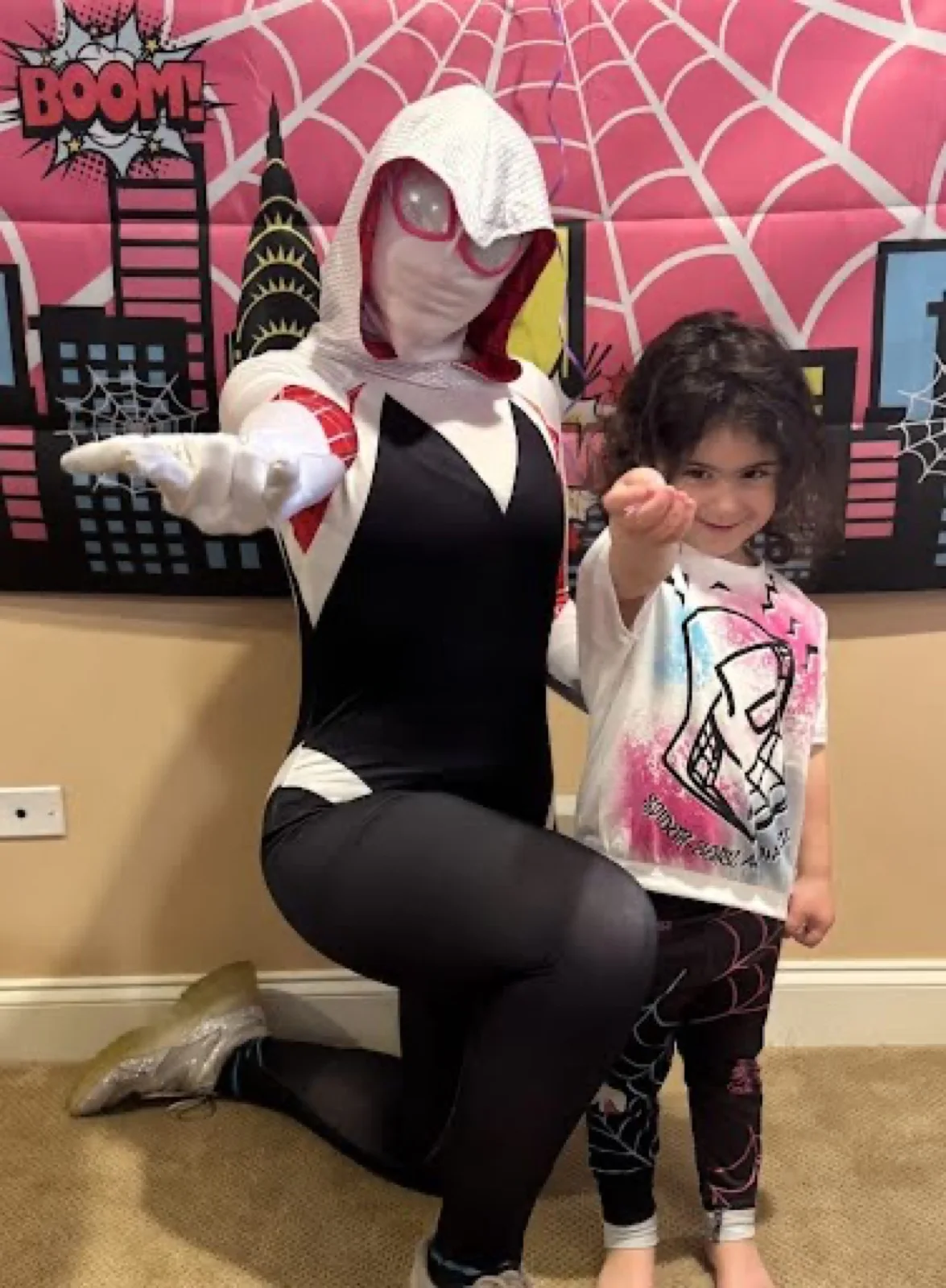 Web Heroine party character in Los Angeles
