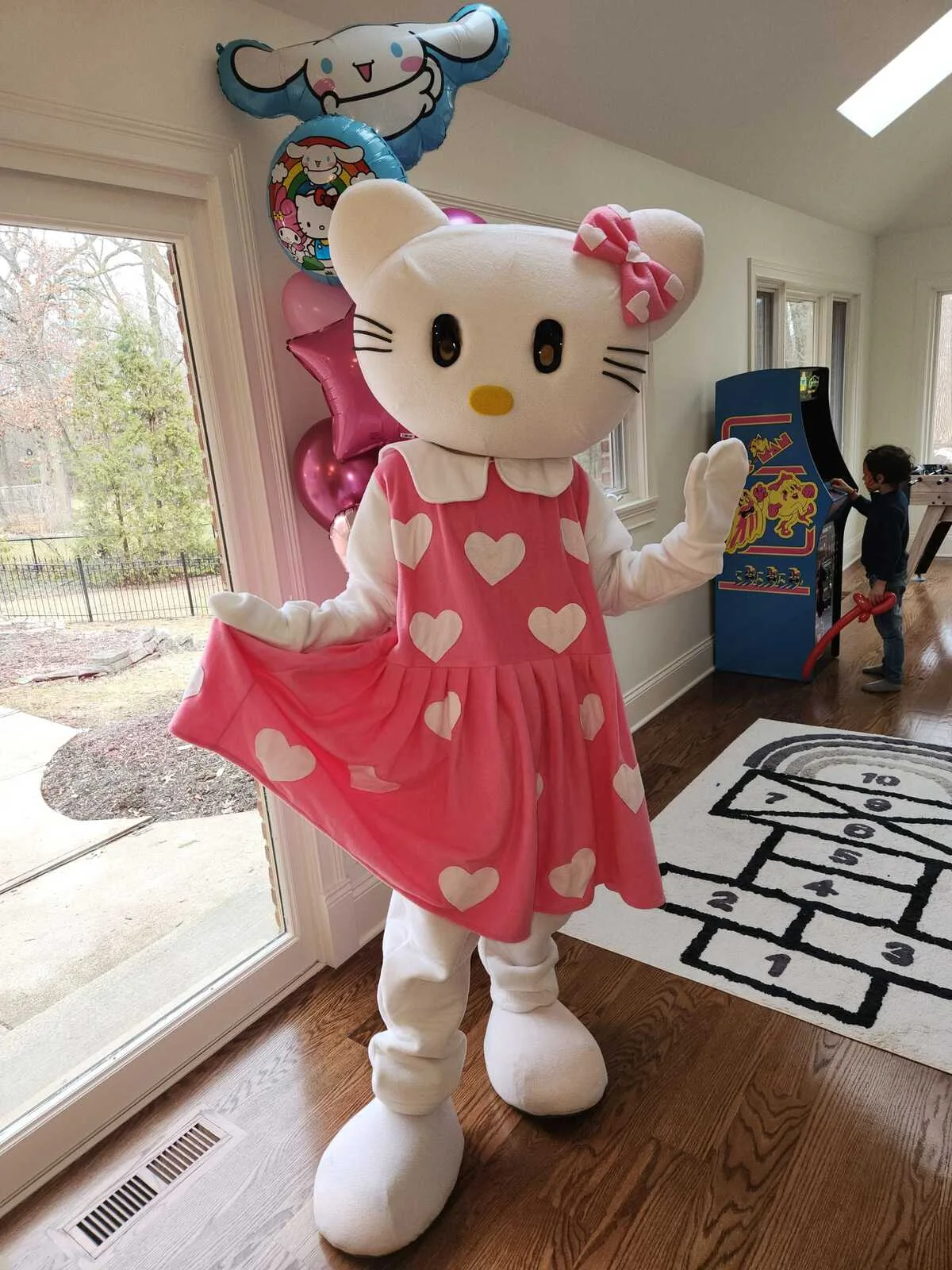 Princess Kitty party character in Los Angeles