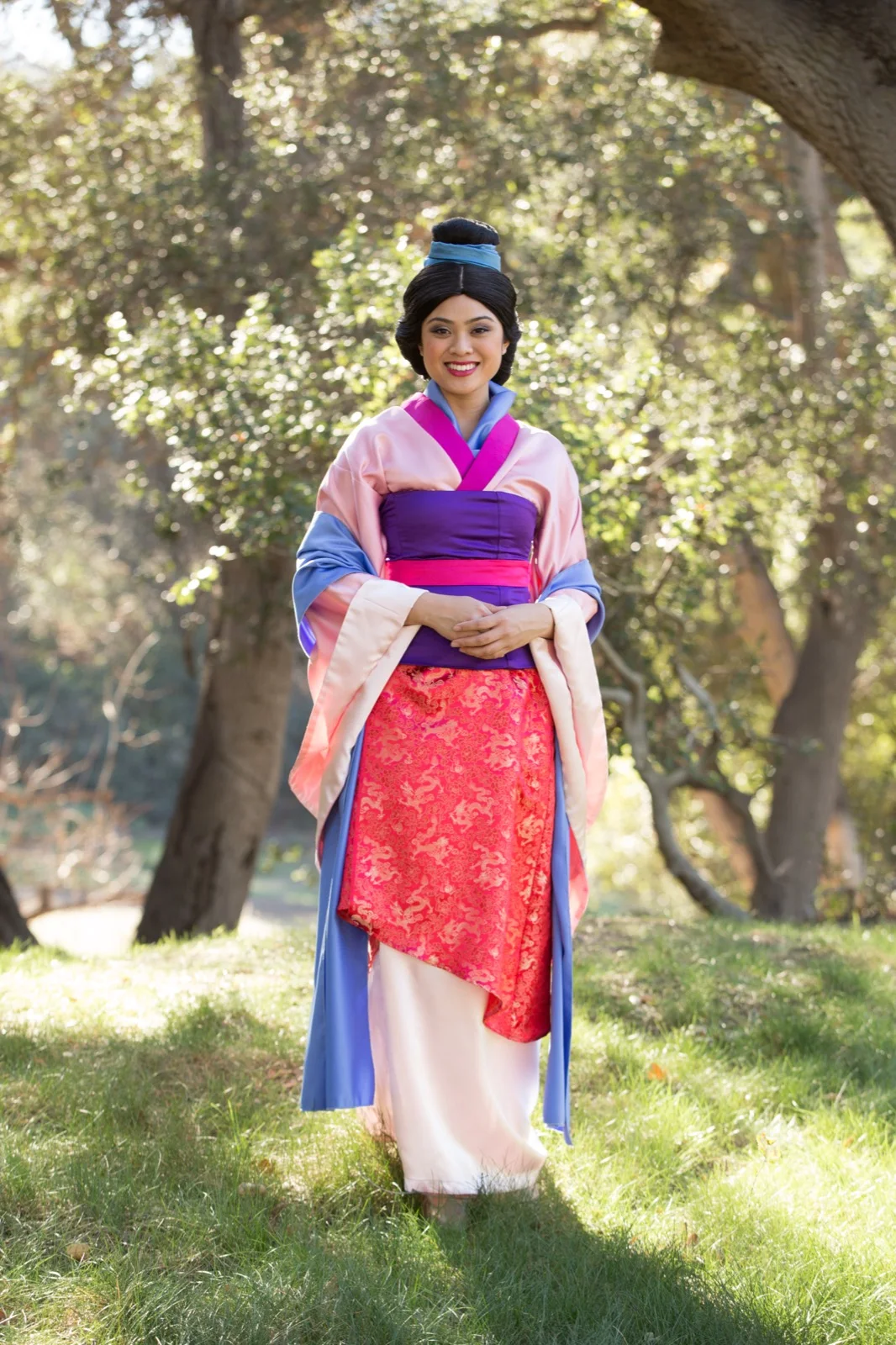 Asian Princess party character in Los Angeles