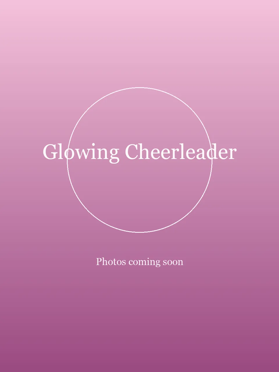 Glowing Cheerleader party character in Los Angeles