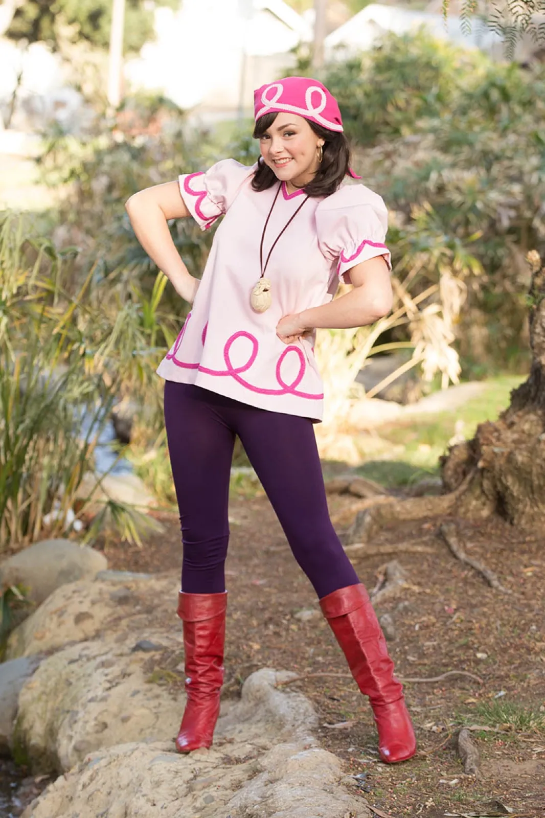 Girl Pirate party character in Los Angeles