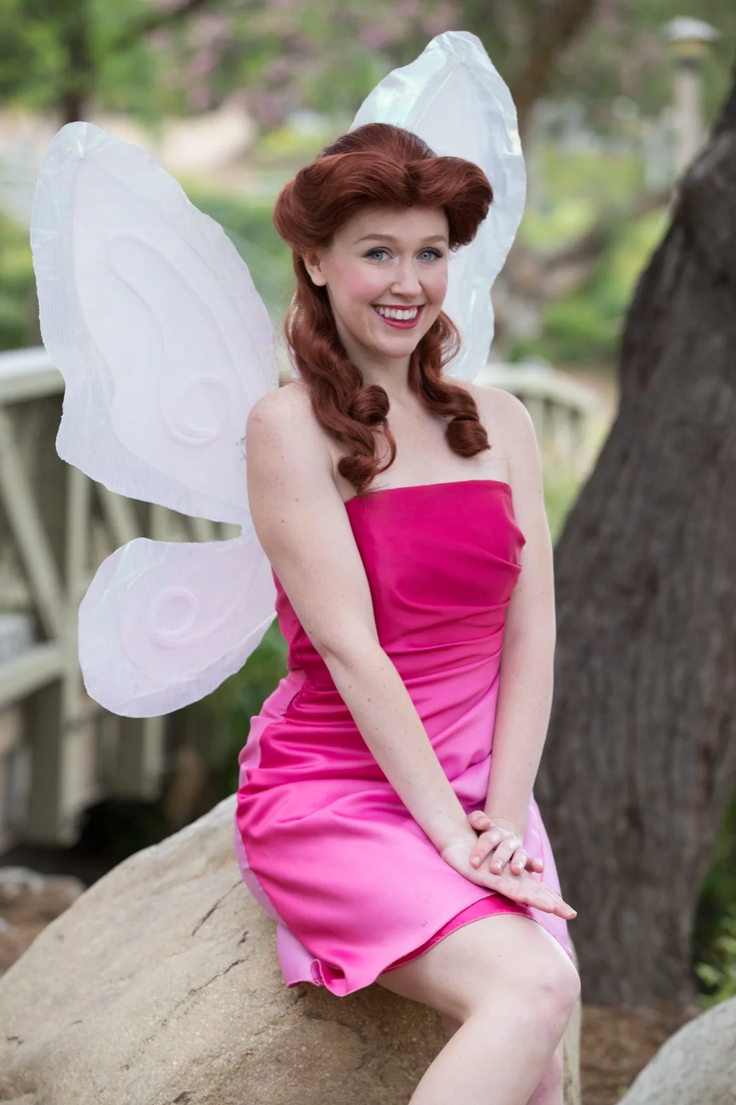 Pink Fairy party character in Los Angeles