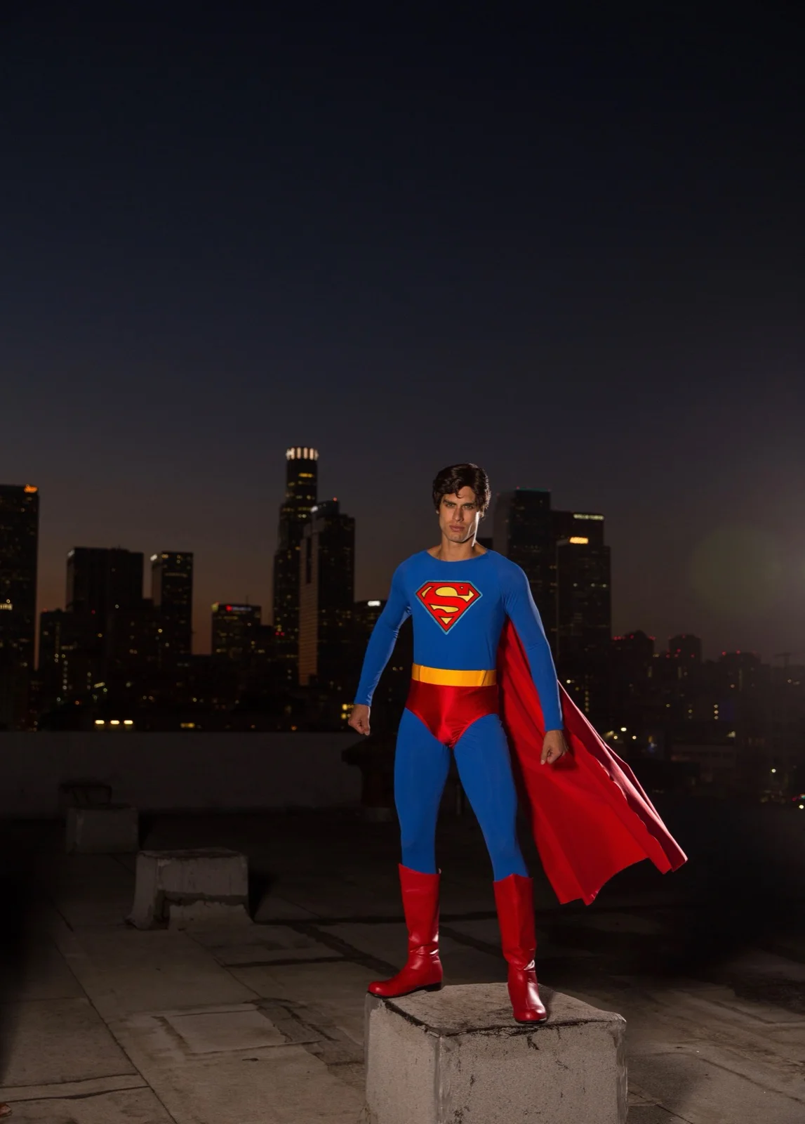 Super Hero party character in Los Angeles