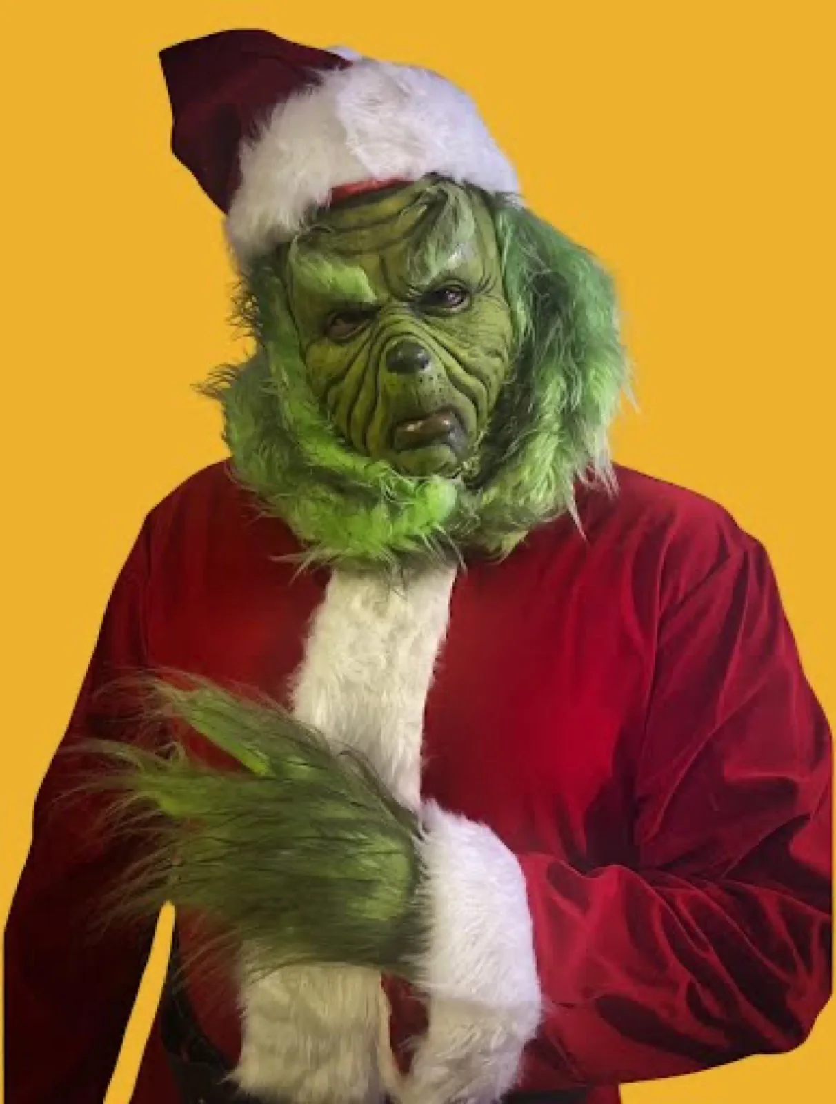 Holiday Grump party character in Los Angeles