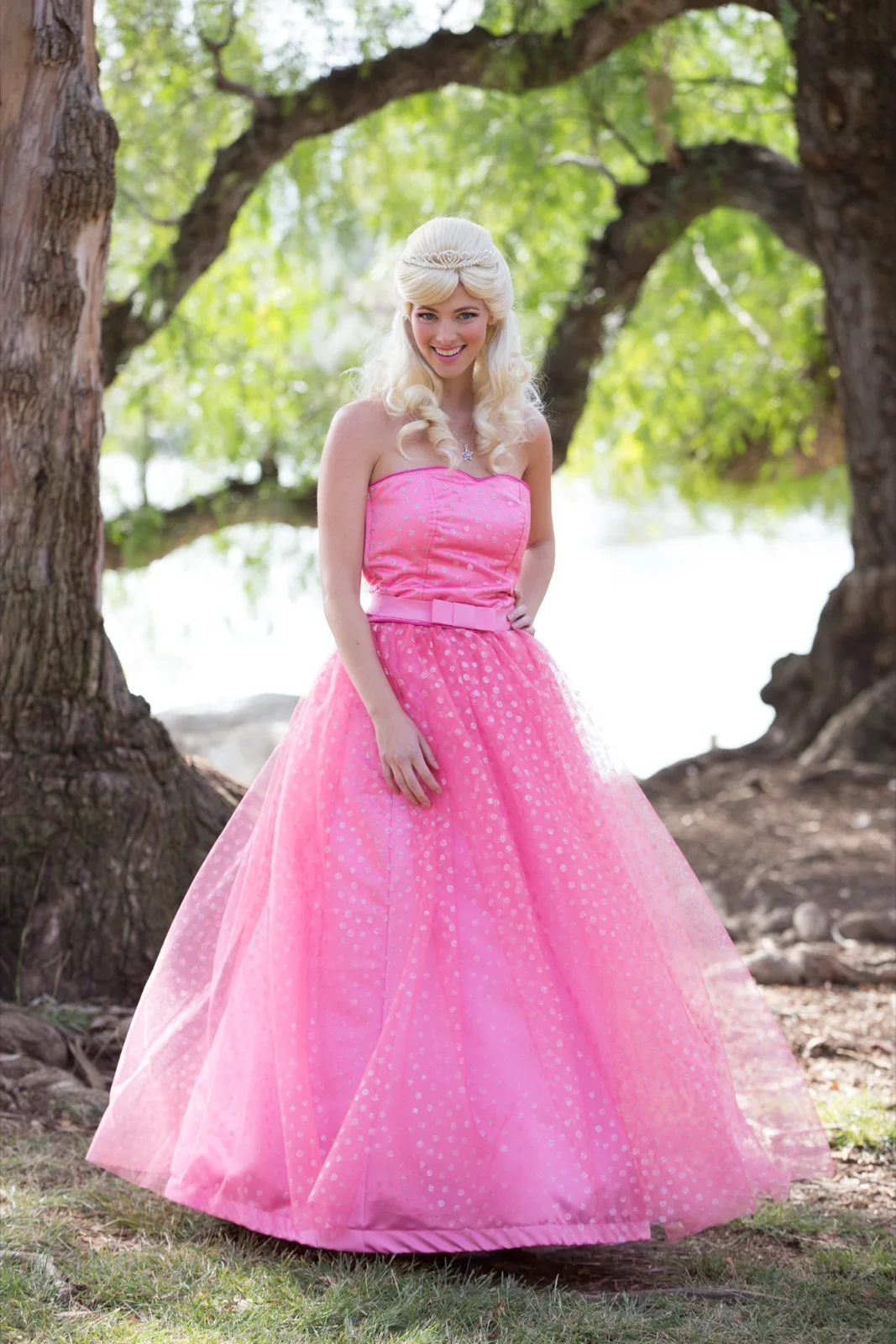 Pink Princess party character in Los Angeles