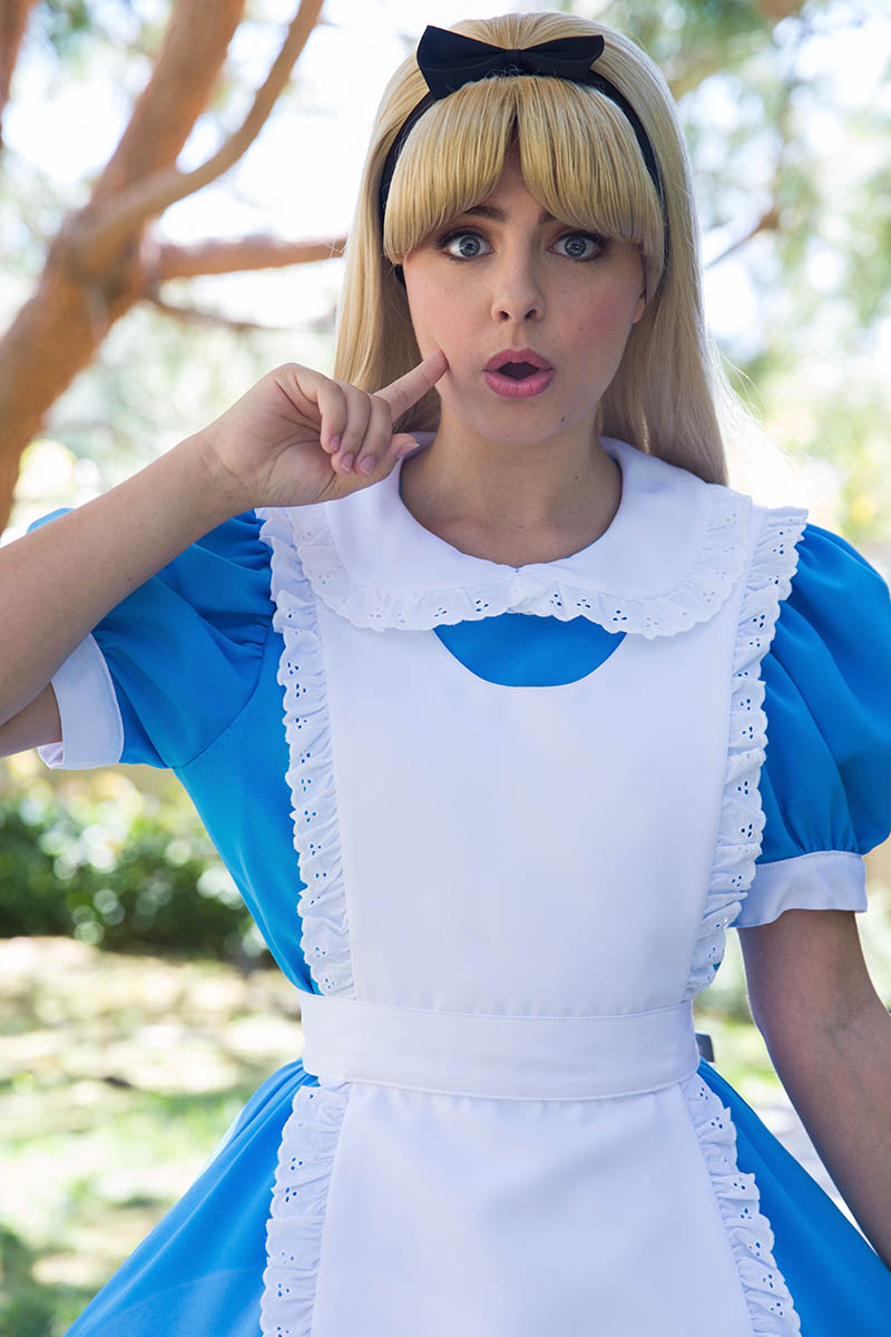 Alice party character for kids in los angeles